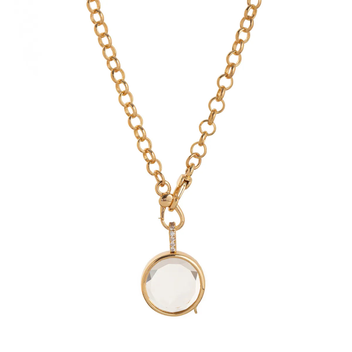 Round Charm Locket