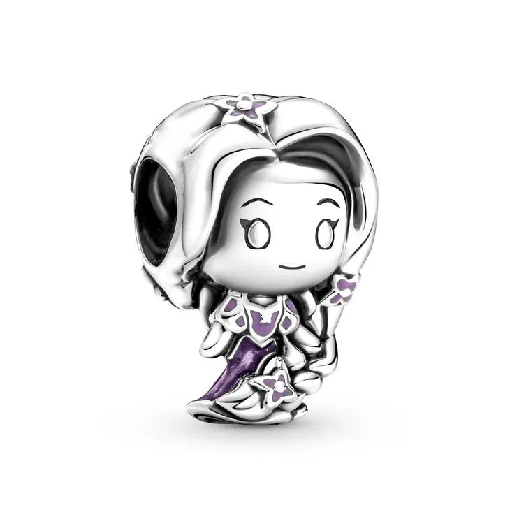 Purple Rapunzel Princess Charm