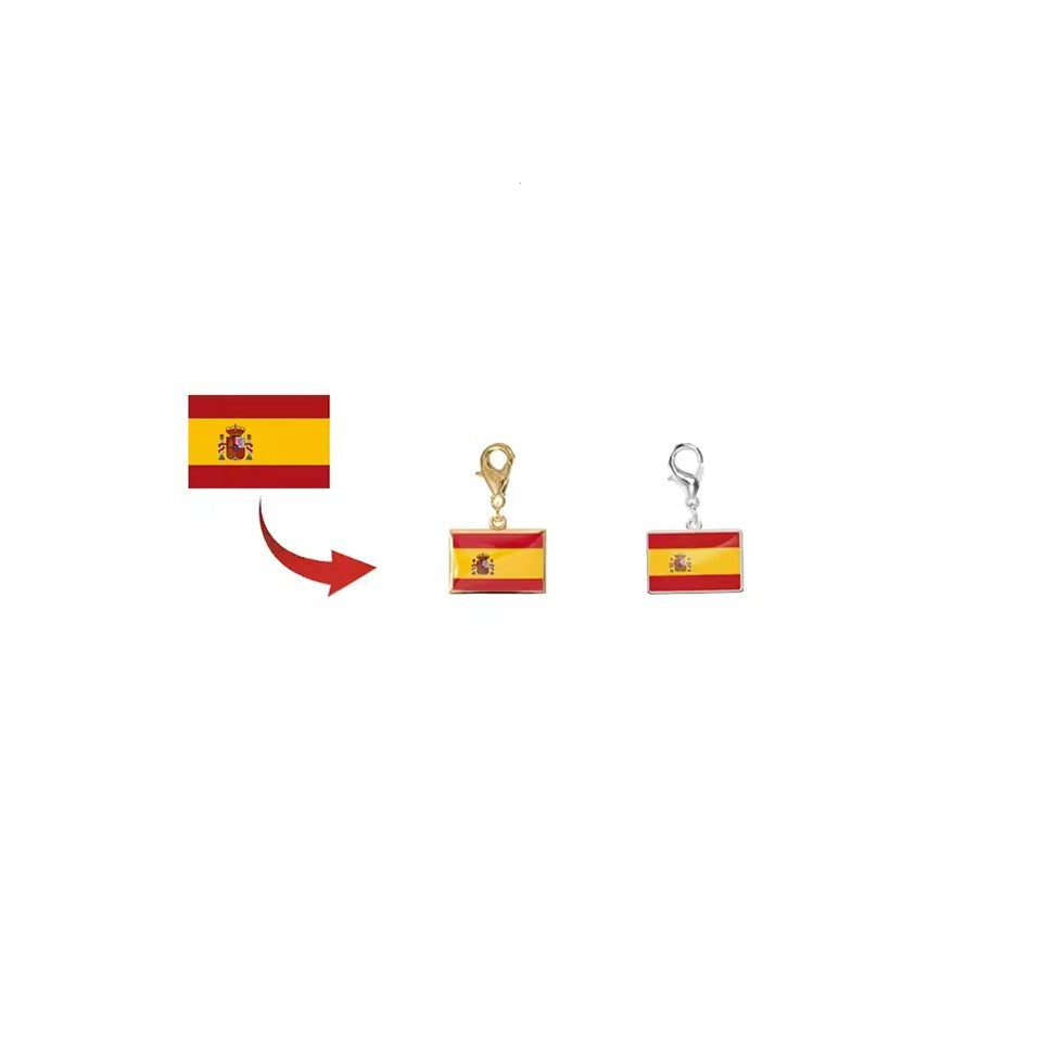 The World Traveler Flag Charm
