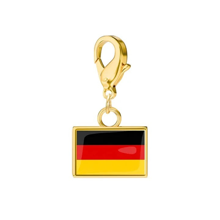 The World Traveler Flag Charm