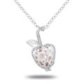 Pearl Necklace with Apple Pendant