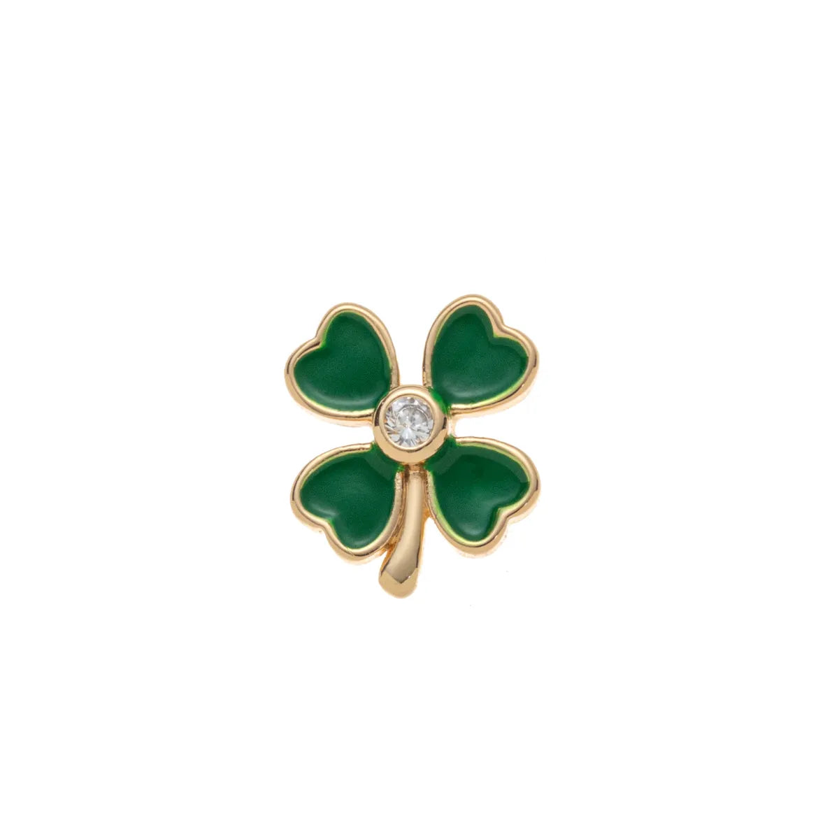 Four-Leaf Clover Floating Charm
