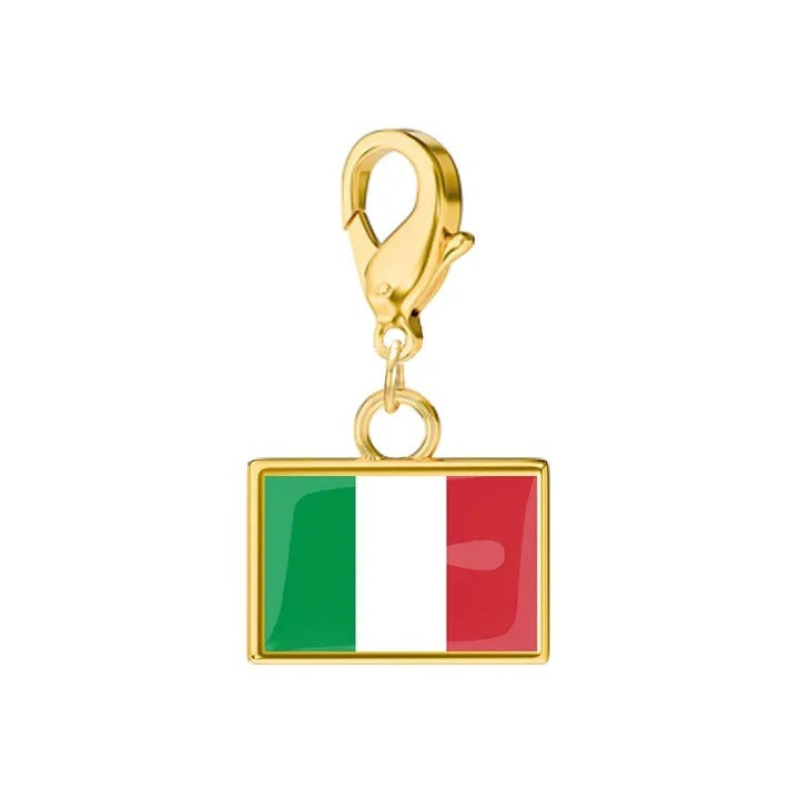 The World Traveler Flag Charm