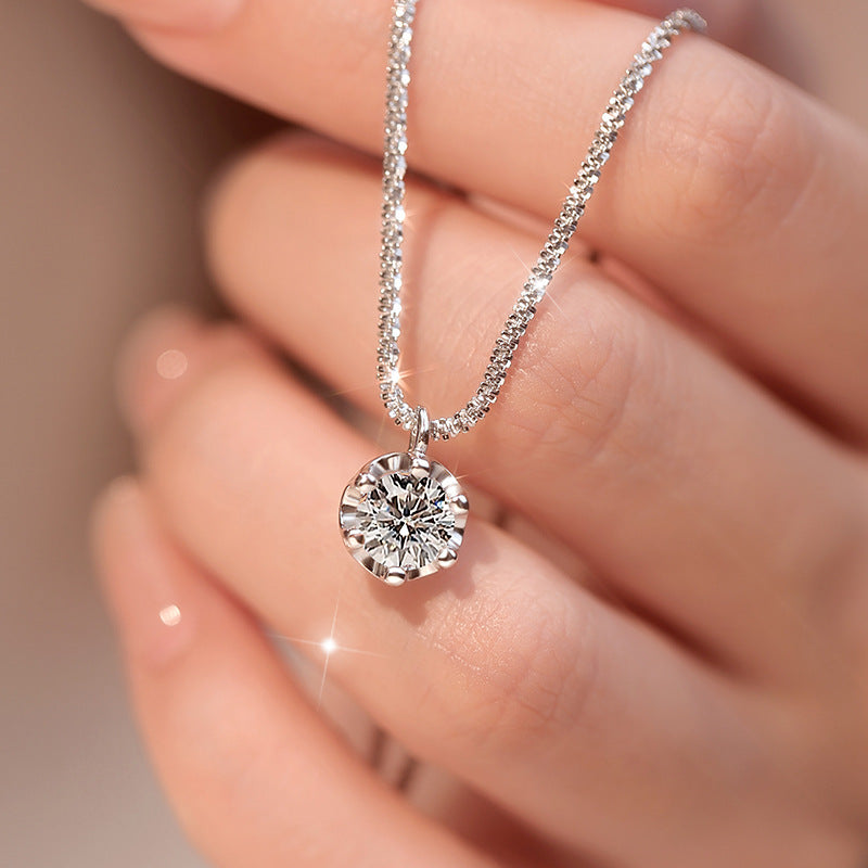 Zircon Pendant Adjustable Necklace