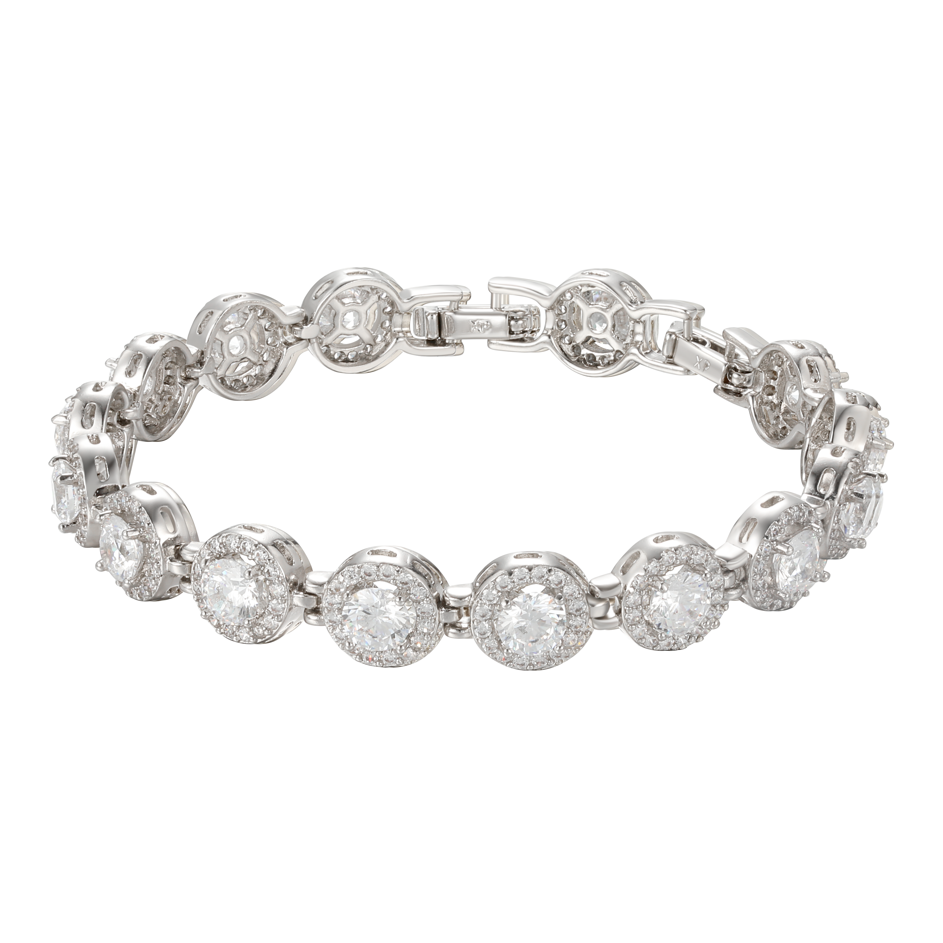 Light luxury sparkling alloy bracelet
