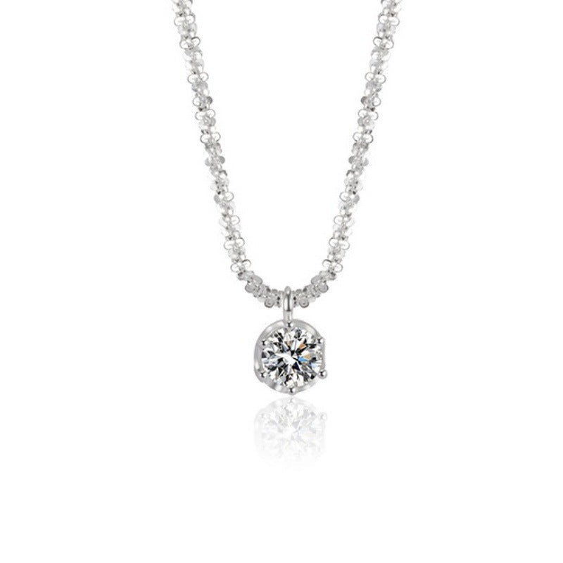 Zircon Pendant Adjustable Necklace