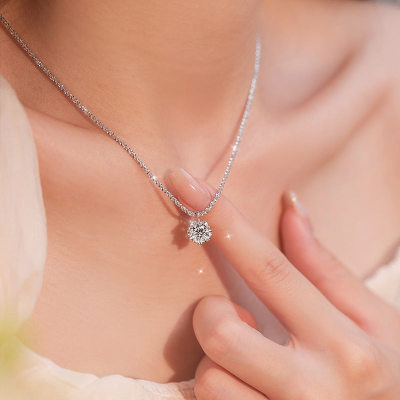 Zircon Pendant Adjustable Necklace