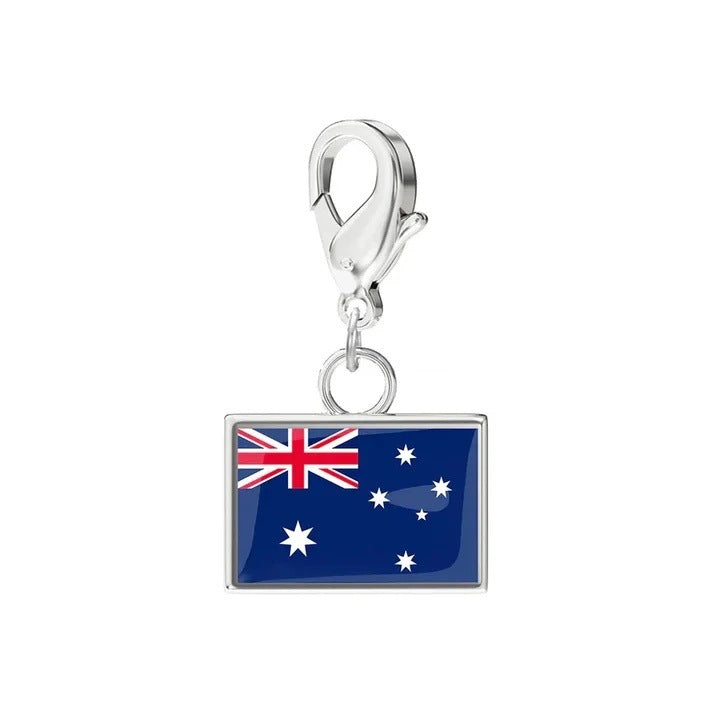 The World Traveler Flag Charm