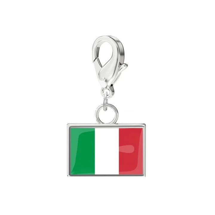 The World Traveler Flag Charm