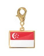 The World Traveler Flag Charm