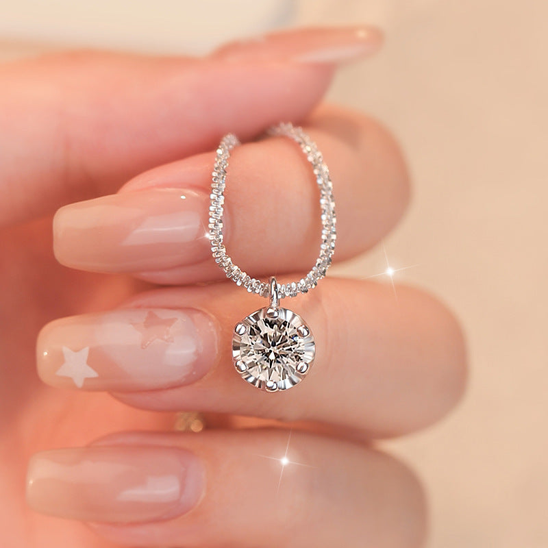 Zircon Pendant Adjustable Necklace