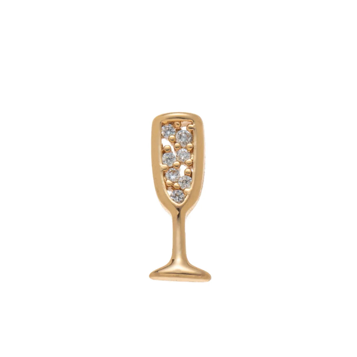 Wine Glass Floating Charm