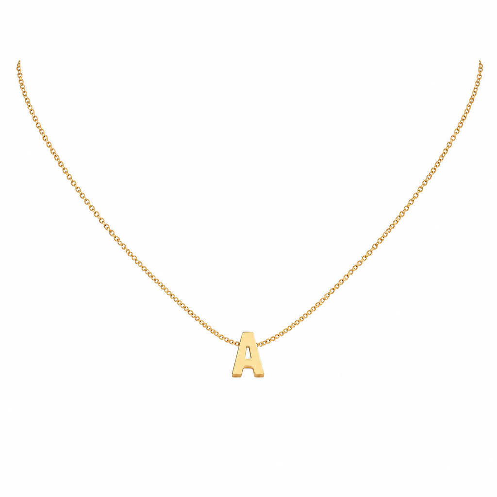 The Classic Initial Charm Necklace
