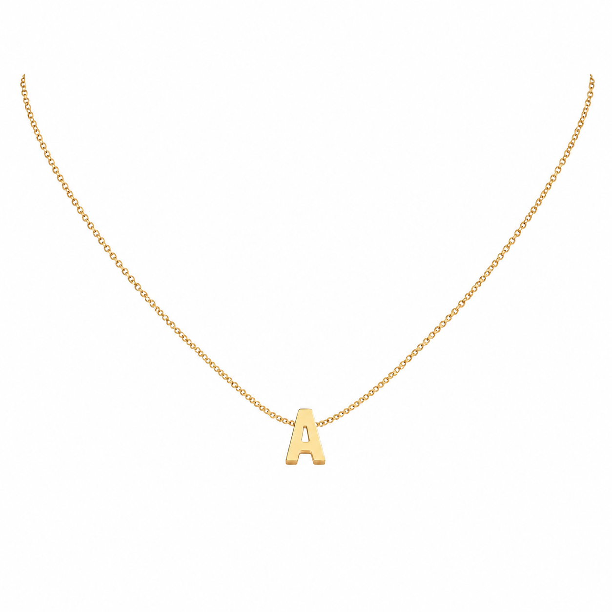 The Classic Initial Charm Necklace