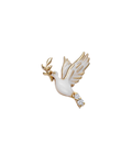 Peace Dove Floating Charm