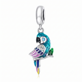 Colorful Parrot Dangle Charm