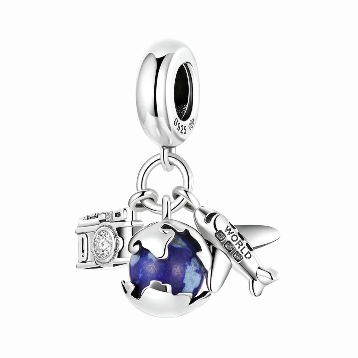 The World Passport Dangle Charm