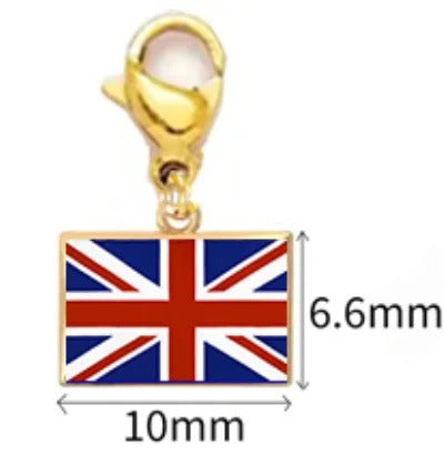 The World Traveler Flag Charm