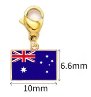 The World Traveler Flag Charm