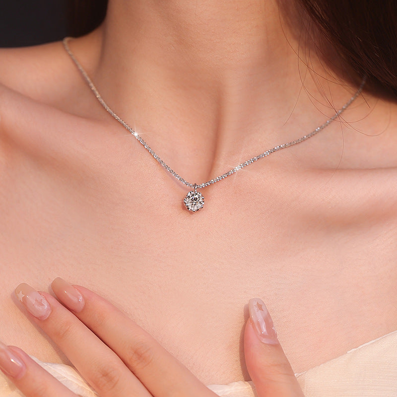 Zircon Pendant Adjustable Necklace