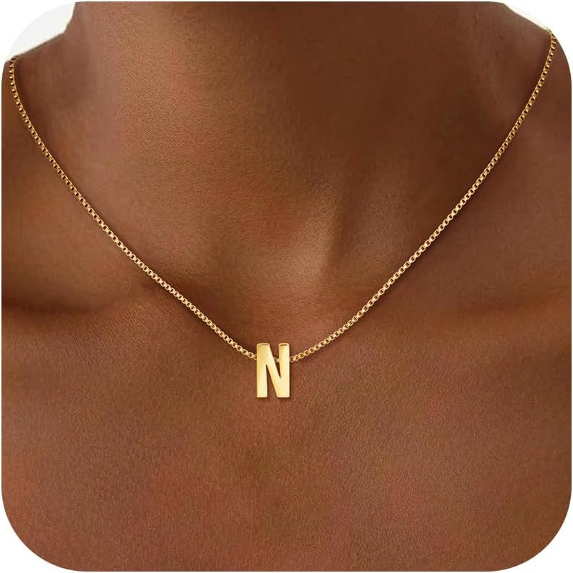 The Classic Initial Charm Necklace
