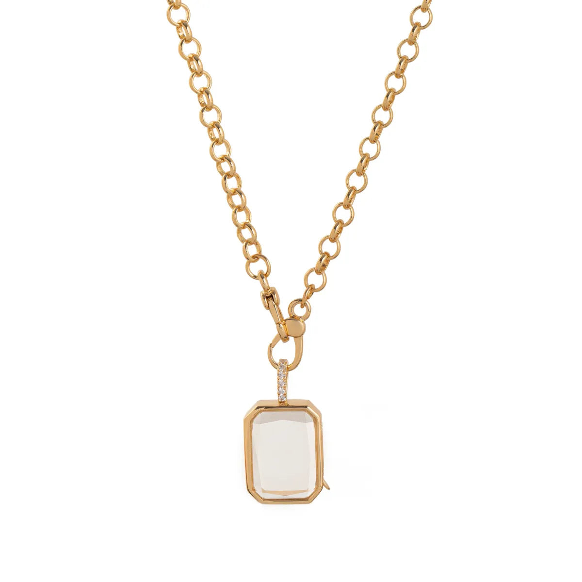 Rectangular Charm Locket