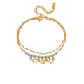 Cosmic Steel Bracelet: Lunar Glow