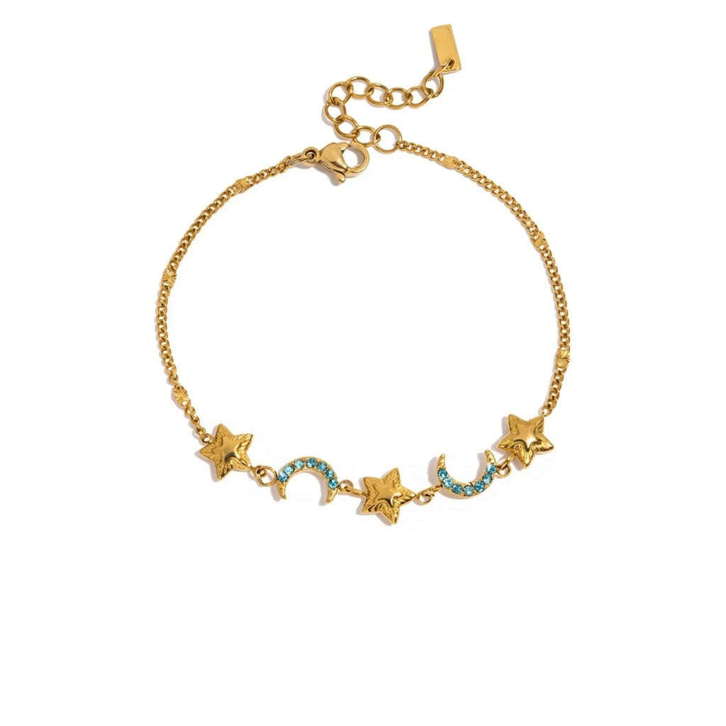 Celestial Steel Bracelet Constellation